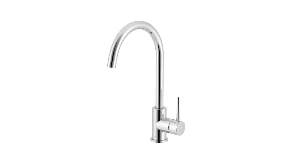 Abey Gareth Ashton gooseneck kitchen mixer in chrome