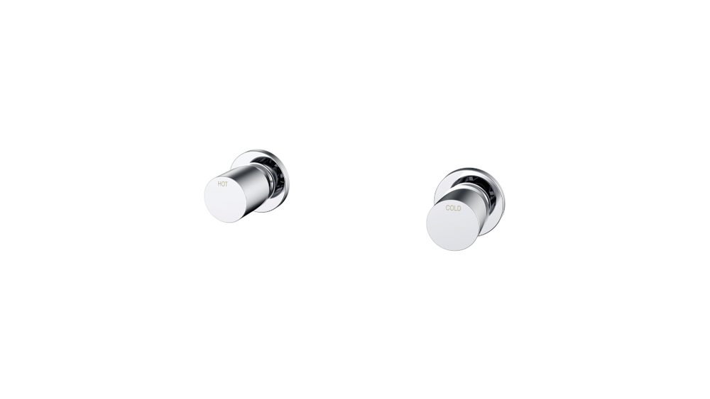 Millennium Finesa wall top assemblies in chrome