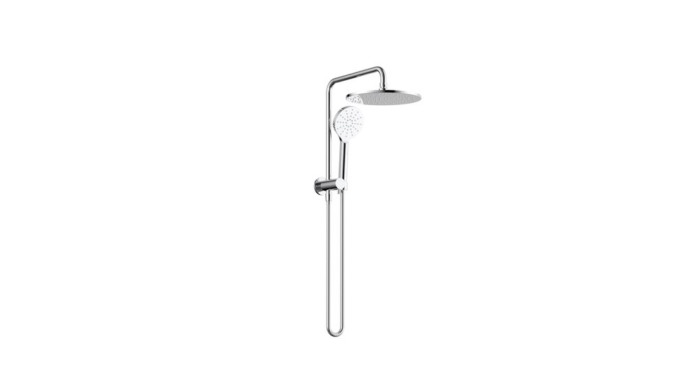 Modern National Star Mini shower rail set in chrome