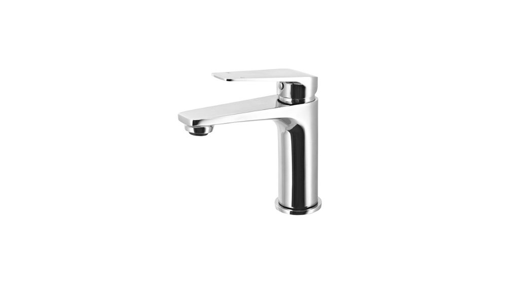 Modern National Cascade basin mixer in chrome
