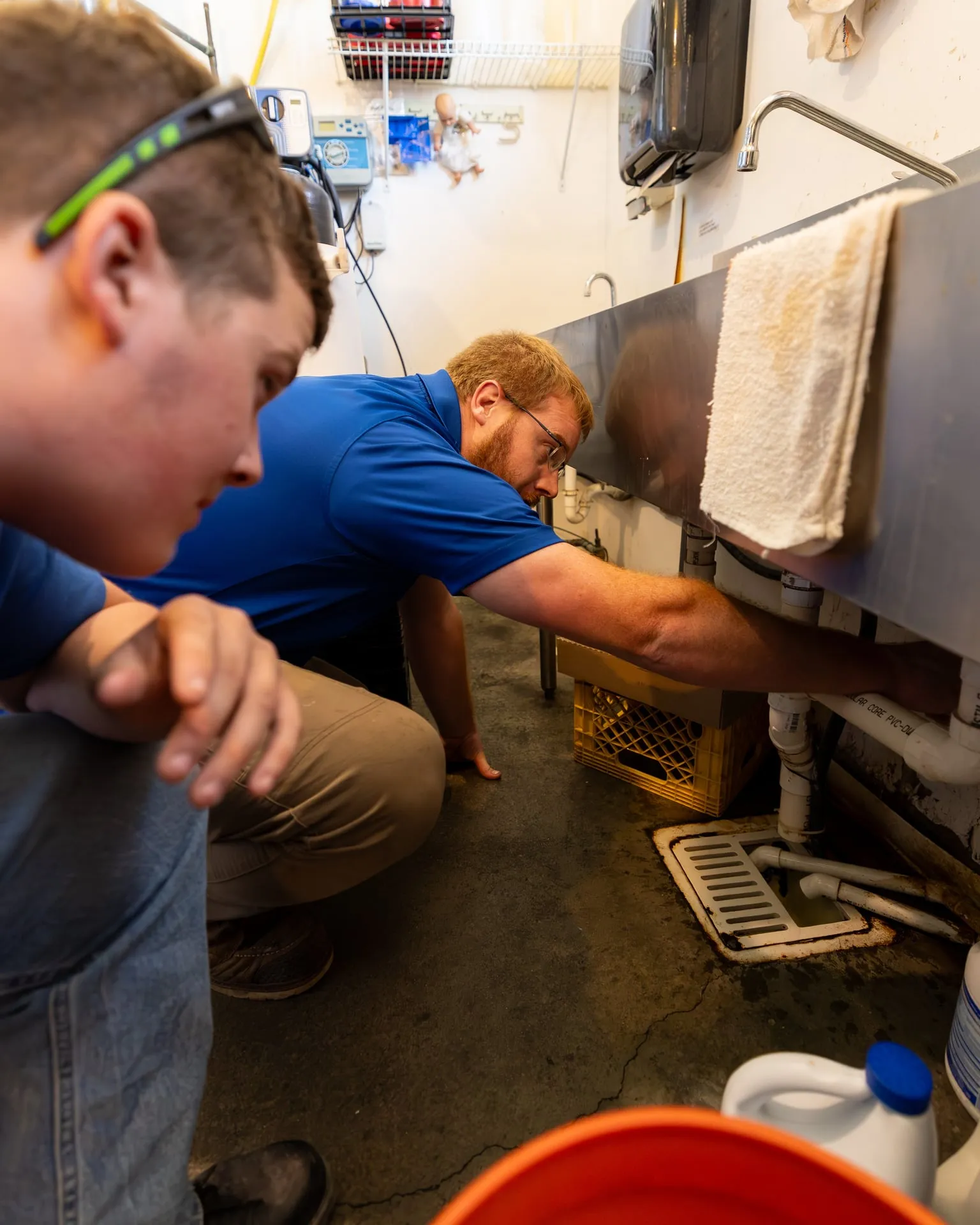 JTM Plumber repiping a kitchen in Omaha