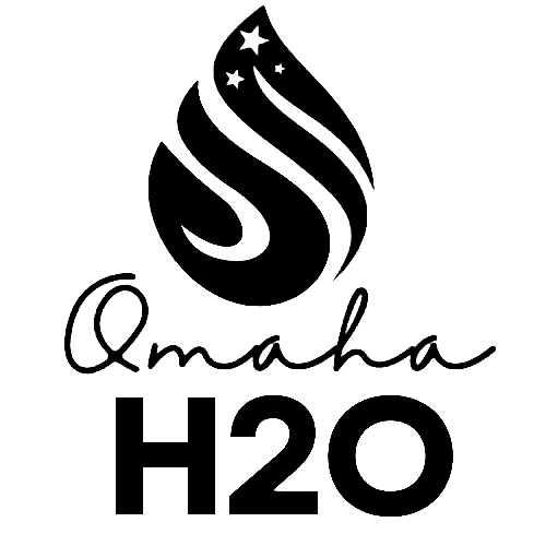 Omaha H2O logo, black version