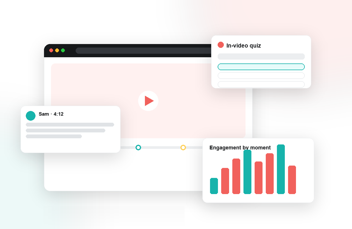 Annoto in-video engagement layer illustration