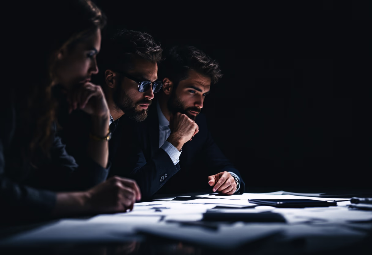 image of a brainstorming session (for a consulting firm)