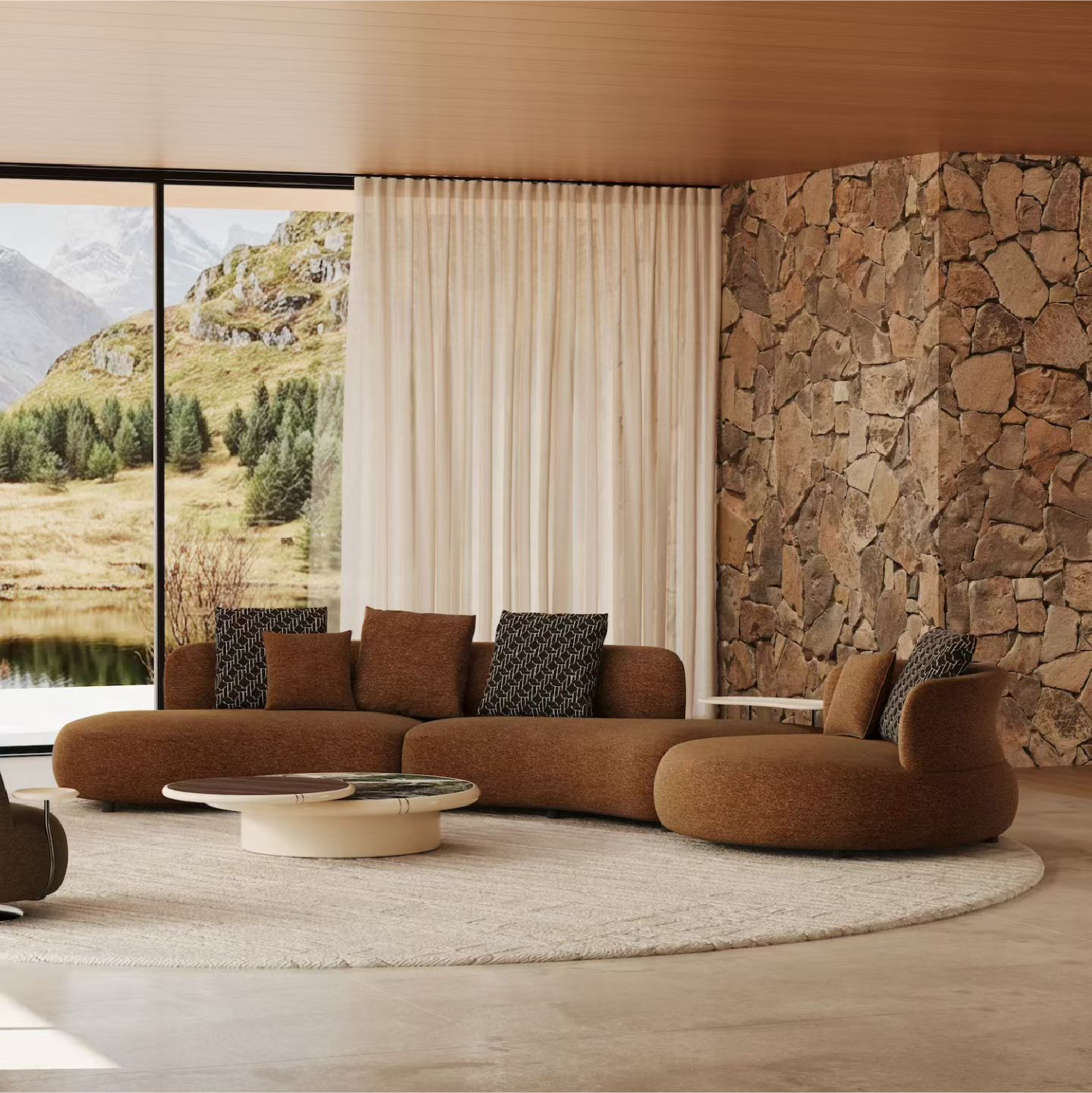 Contemporary interior featuring the featured furniture collection