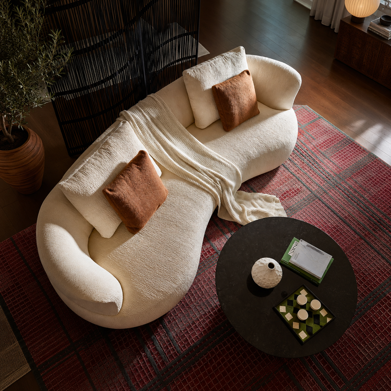 Contemporary interior featuring the featured furniture collection