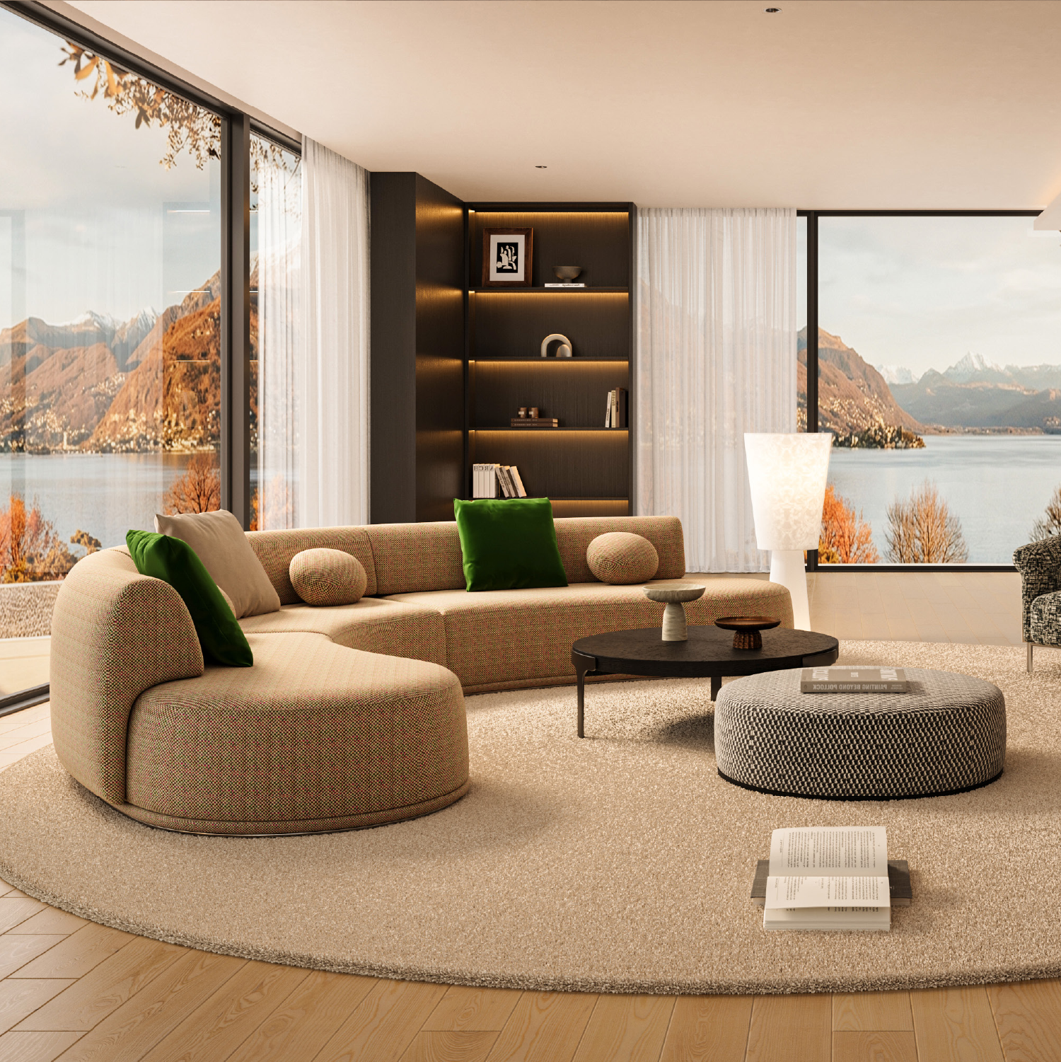 Contemporary interior featuring the featured furniture collection