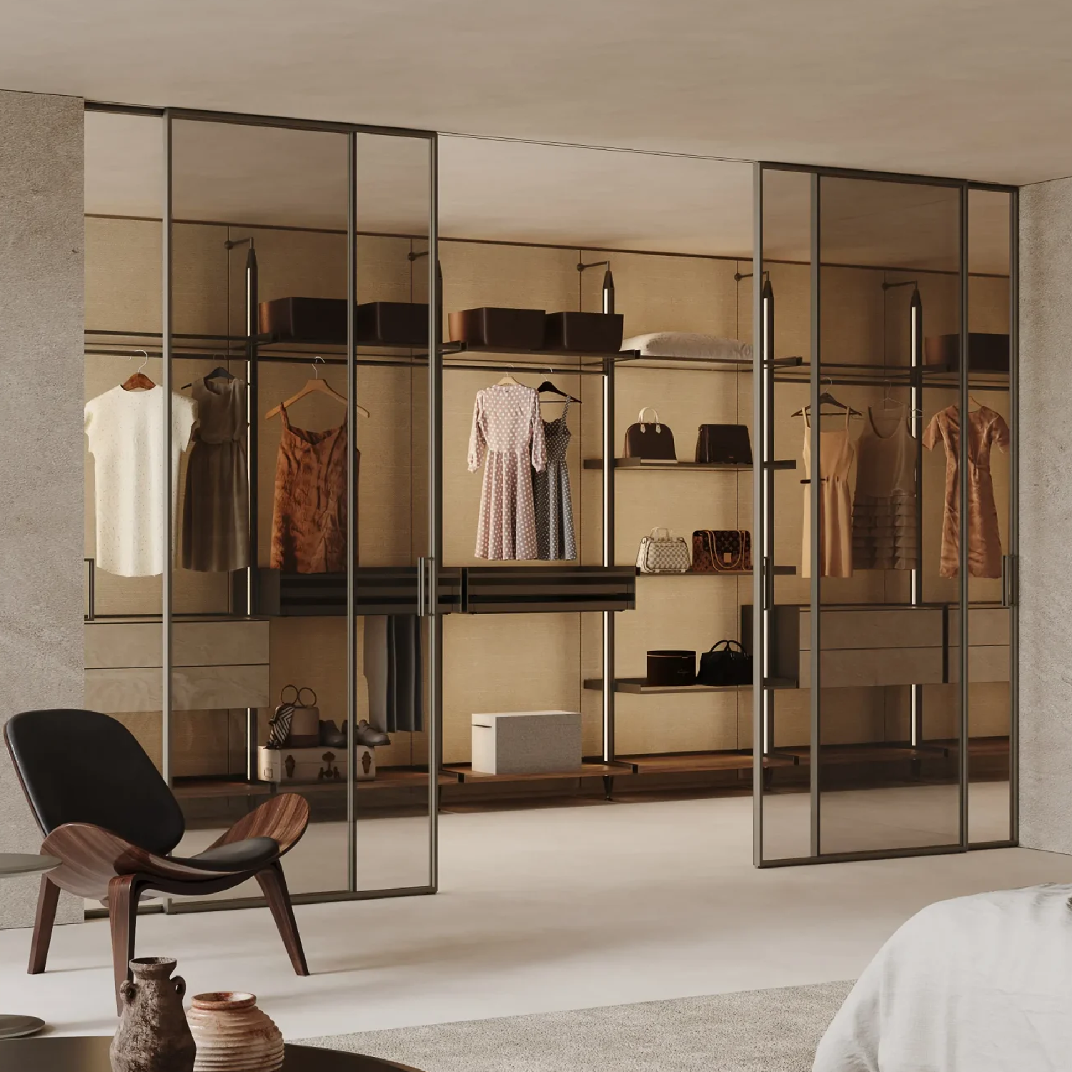 Contemporary interior featuring the featured furniture collection