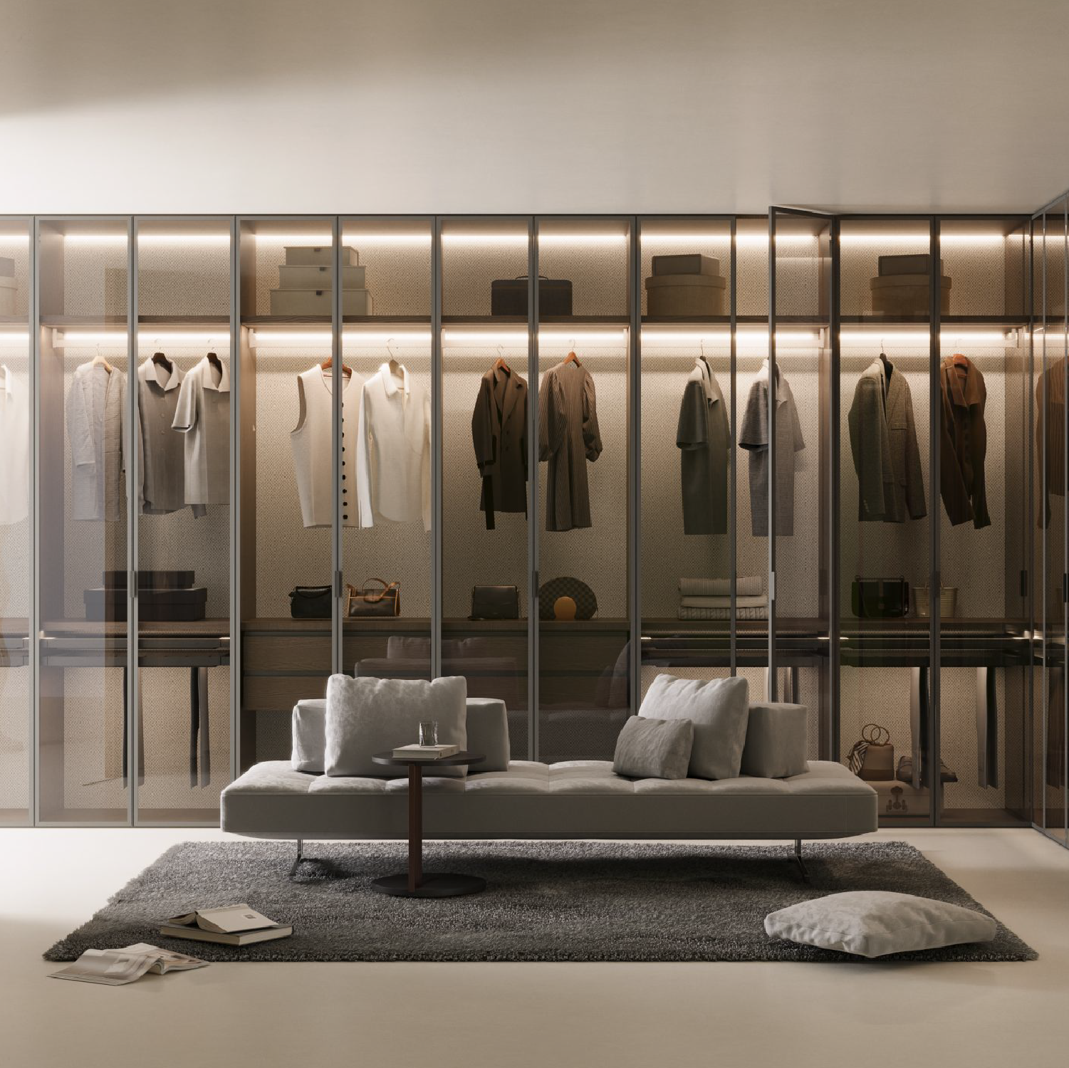Contemporary interior featuring the featured furniture collection