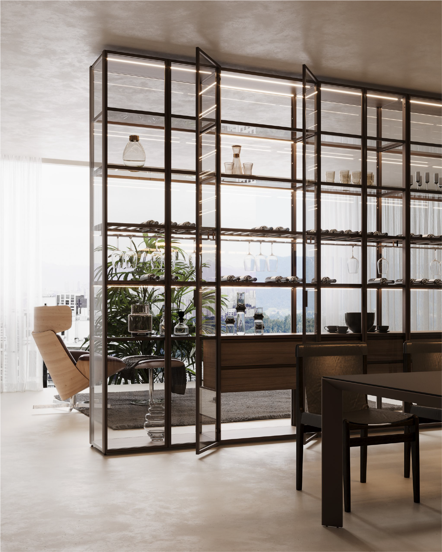 Contemporary interior featuring the featured furniture collection