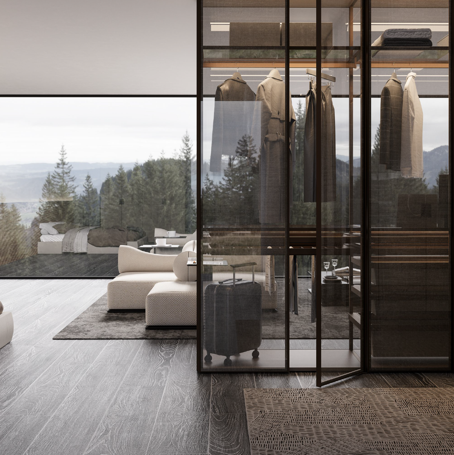 Contemporary interior featuring the featured furniture collection