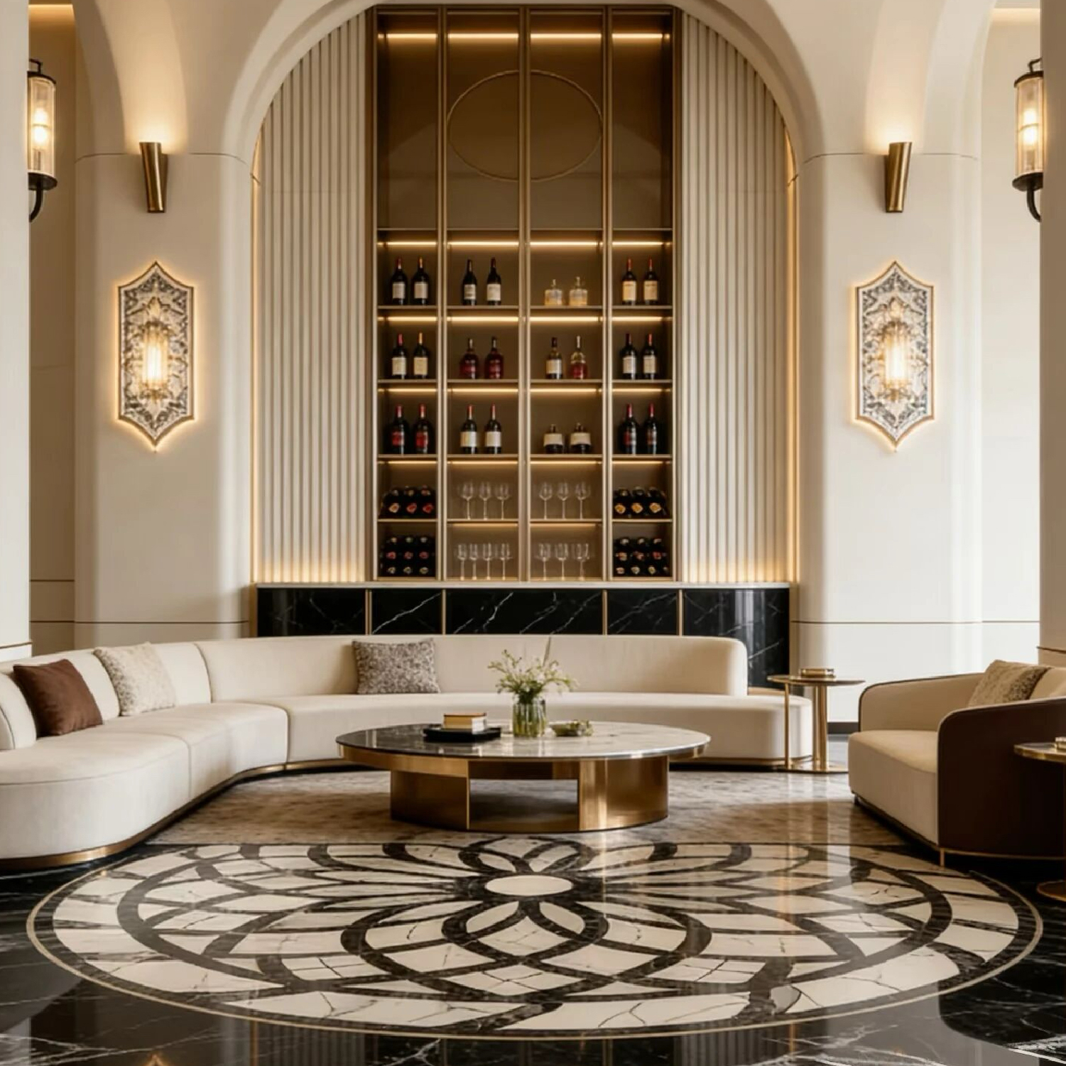 Contemporary interior featuring the featured furniture collection