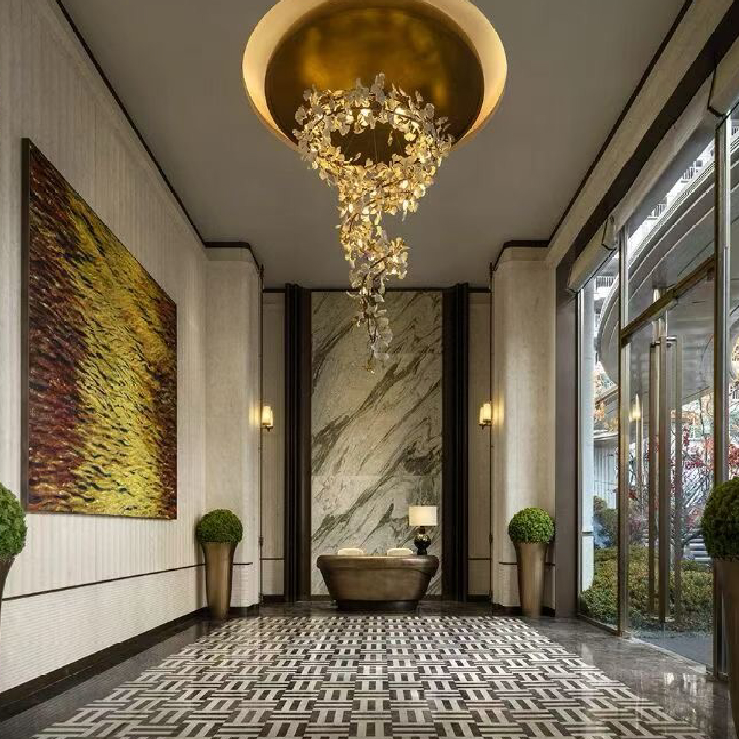 Contemporary interior featuring the featured furniture collection