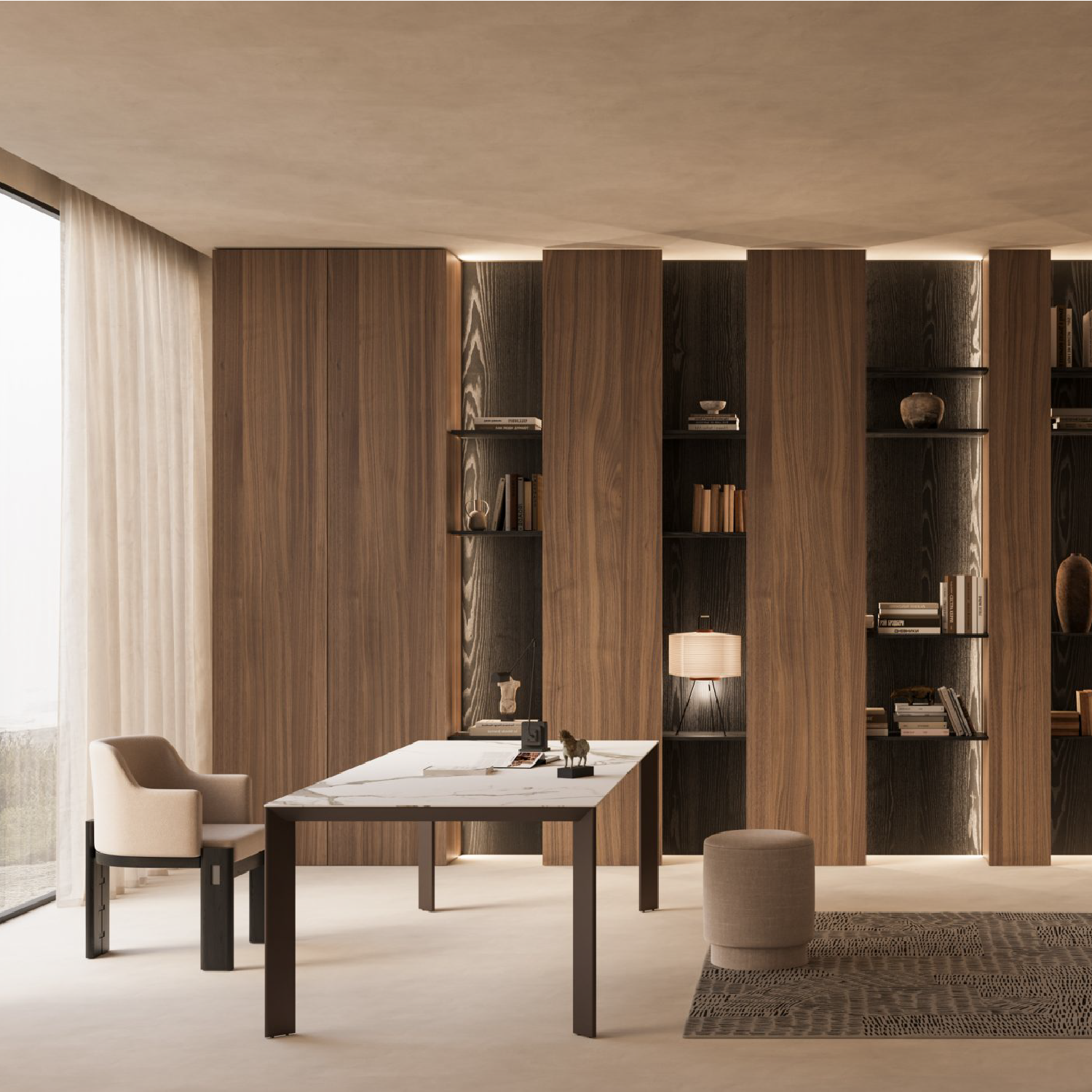 Contemporary interior featuring the featured furniture collection