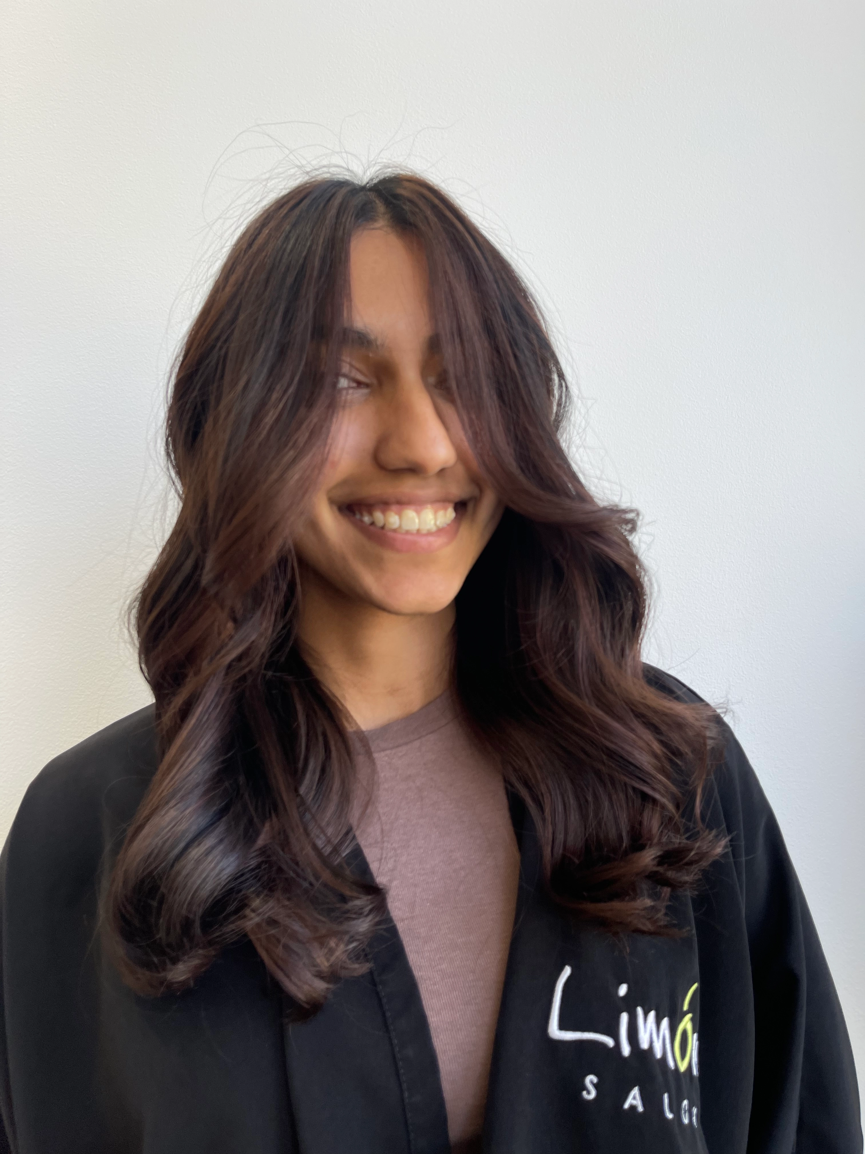 Shiny detoxified hair at Limón Salon San Jose