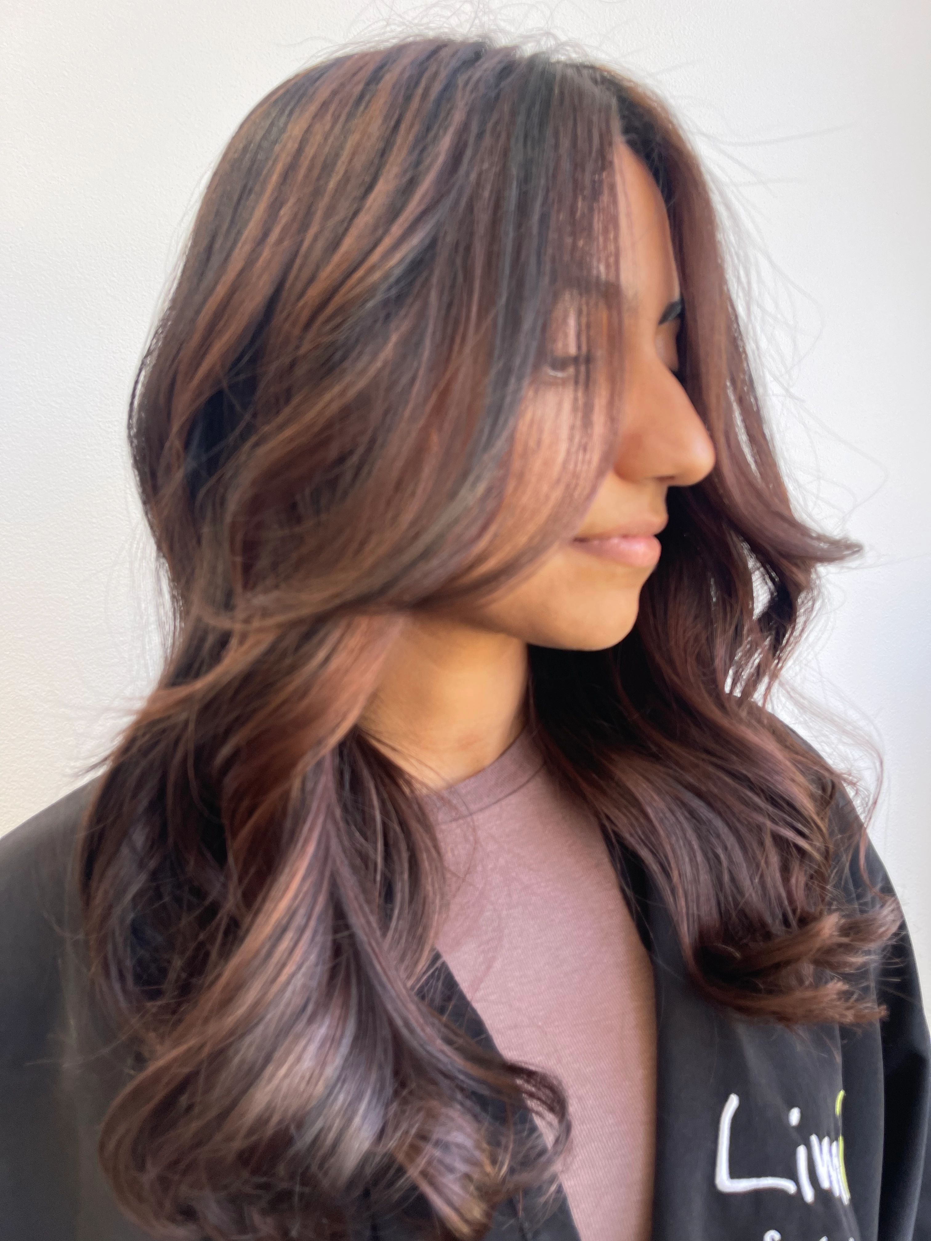 Color-corrected healthy hair at Limón Salon San Jose
