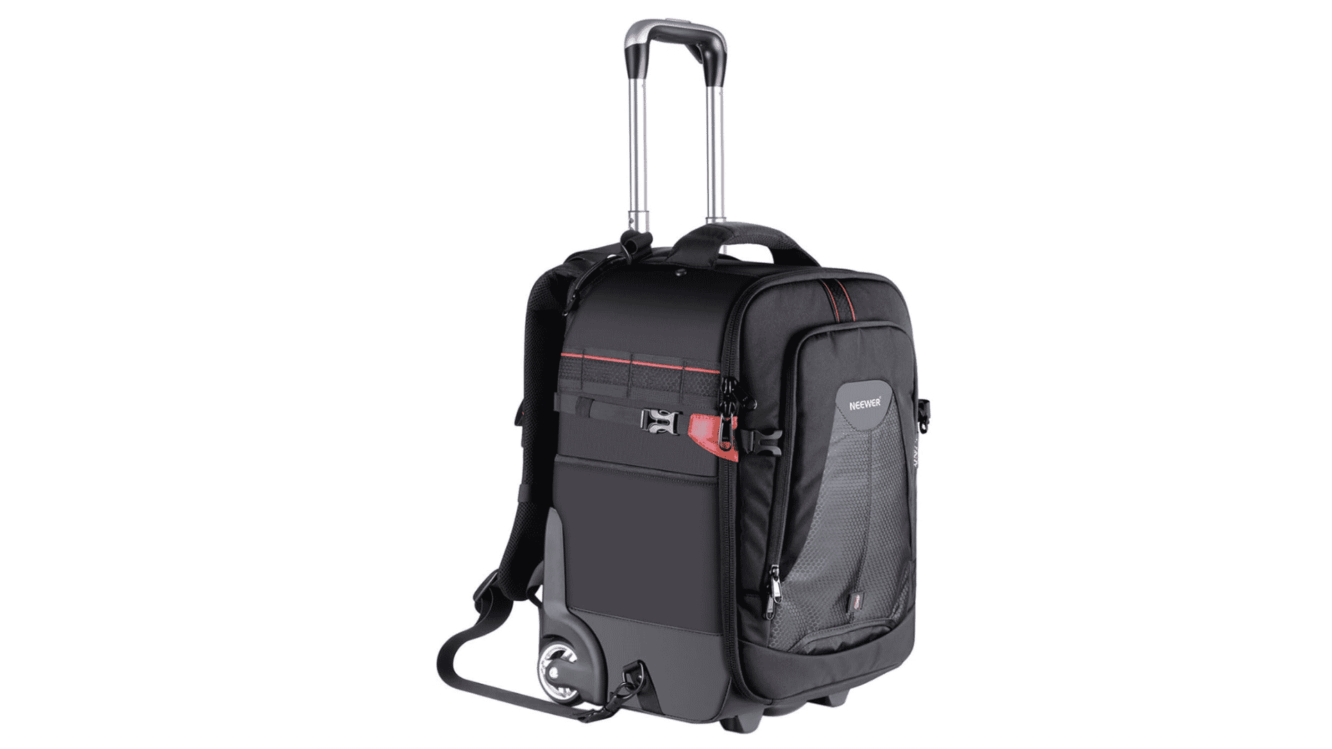 NEEWER 2-in-1 rolling camera trolley backpack