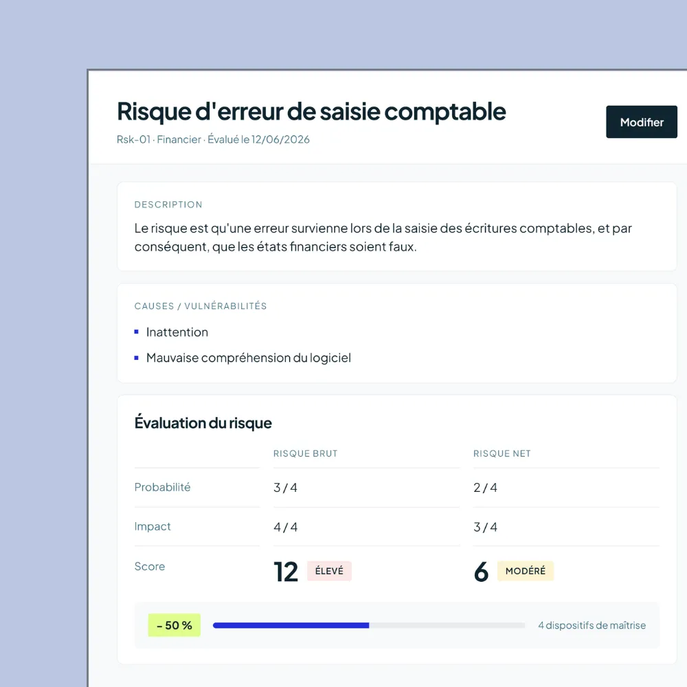 Logiciel contrôle interne