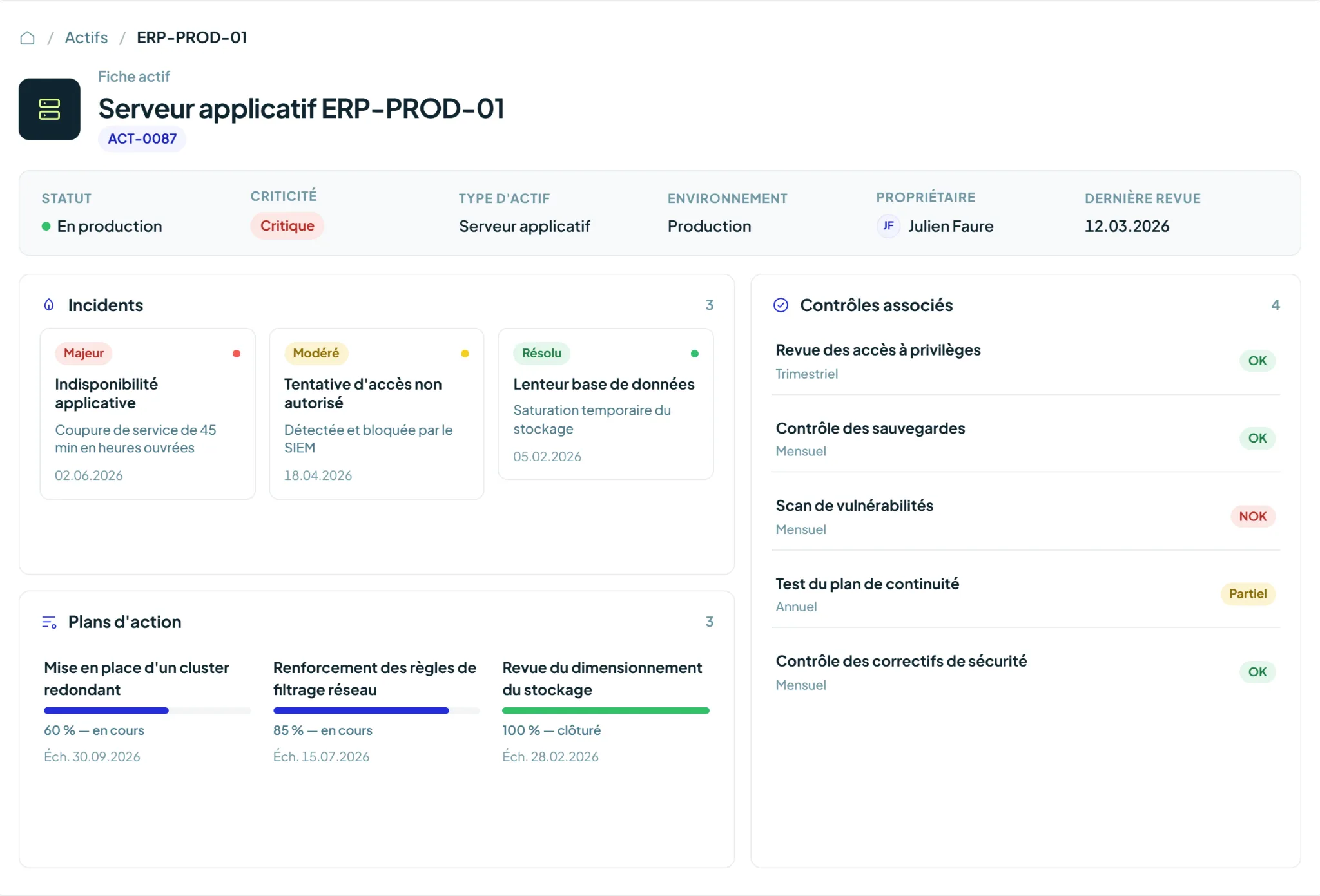 logiciel gouvernance cyber