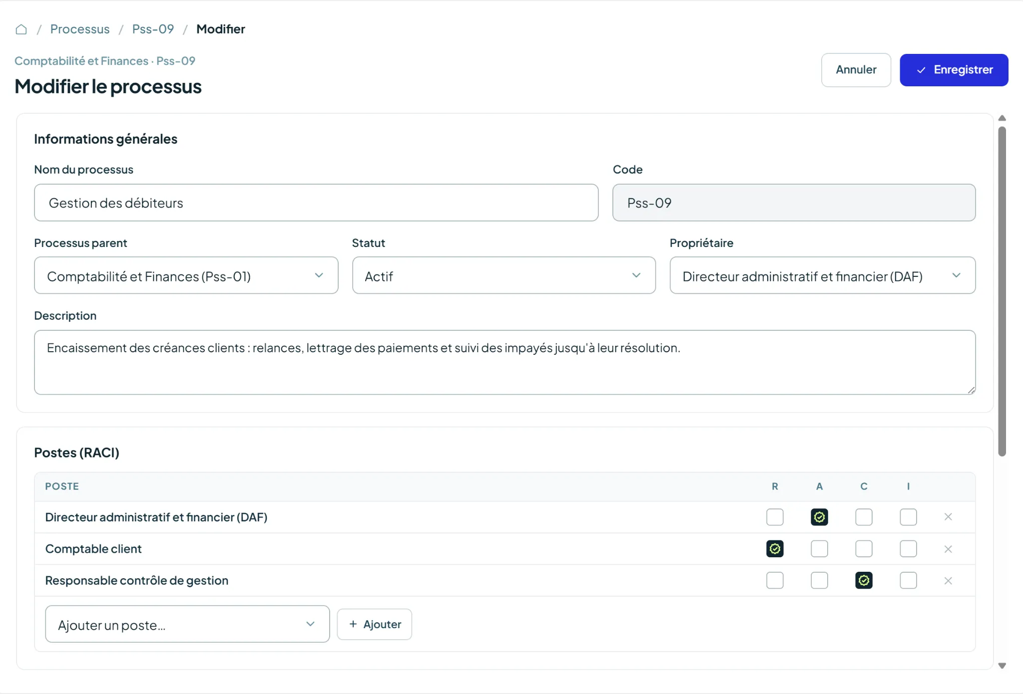 Logiciel processus