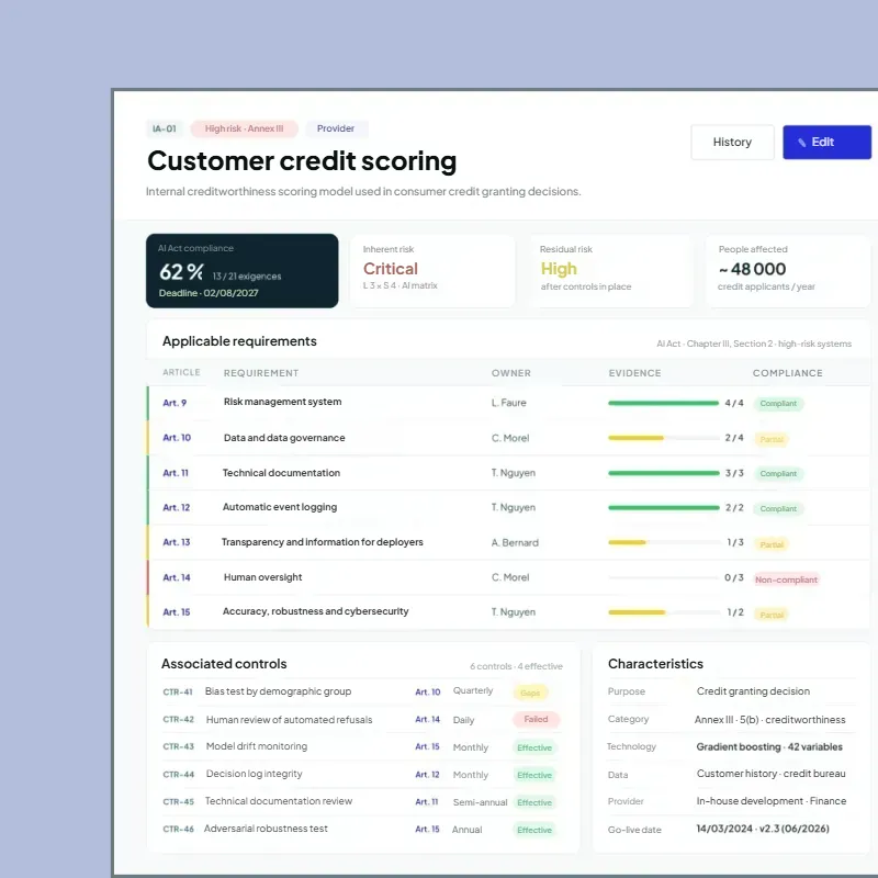 AI governance software