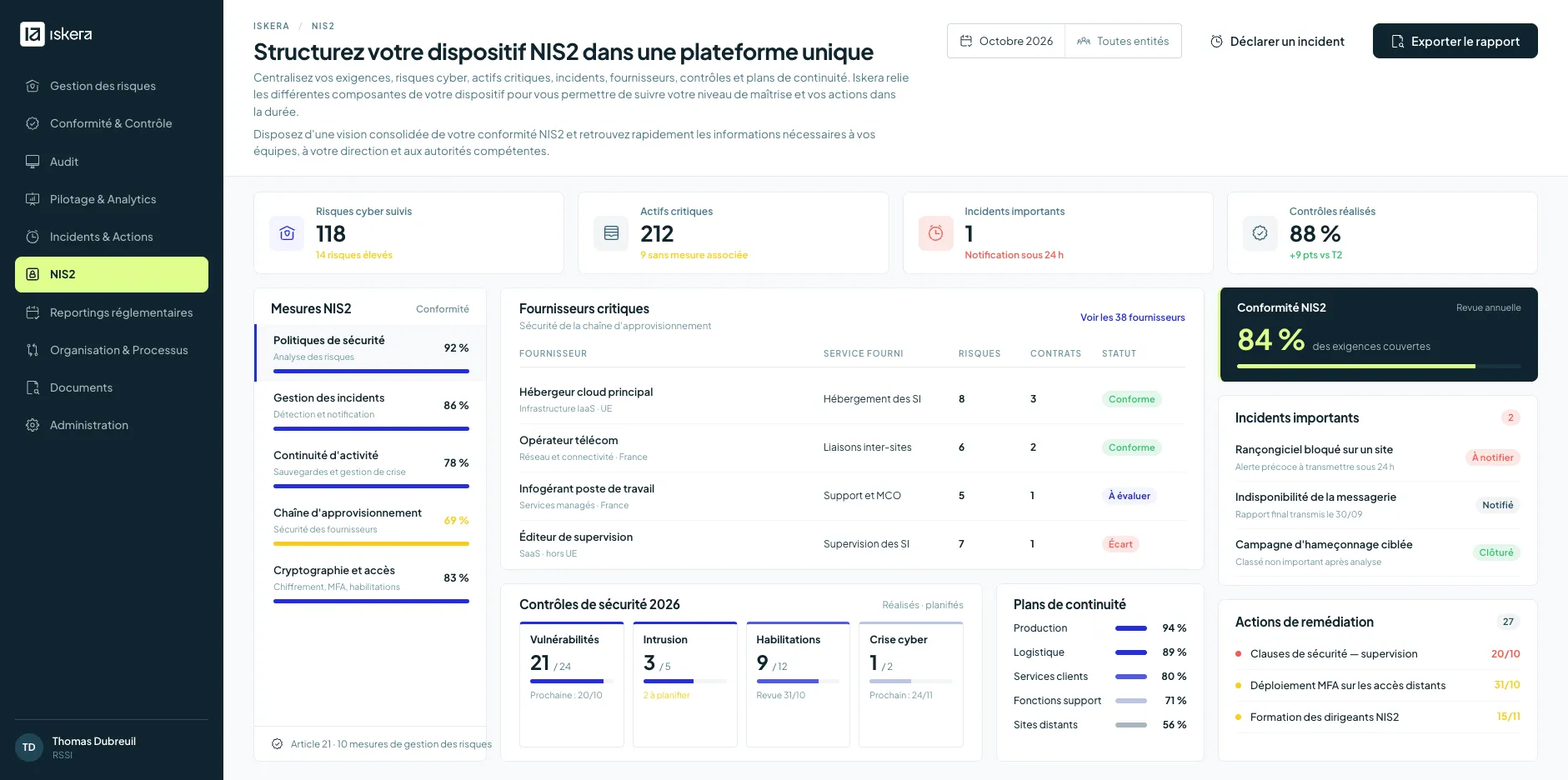 Logiciel audit interne