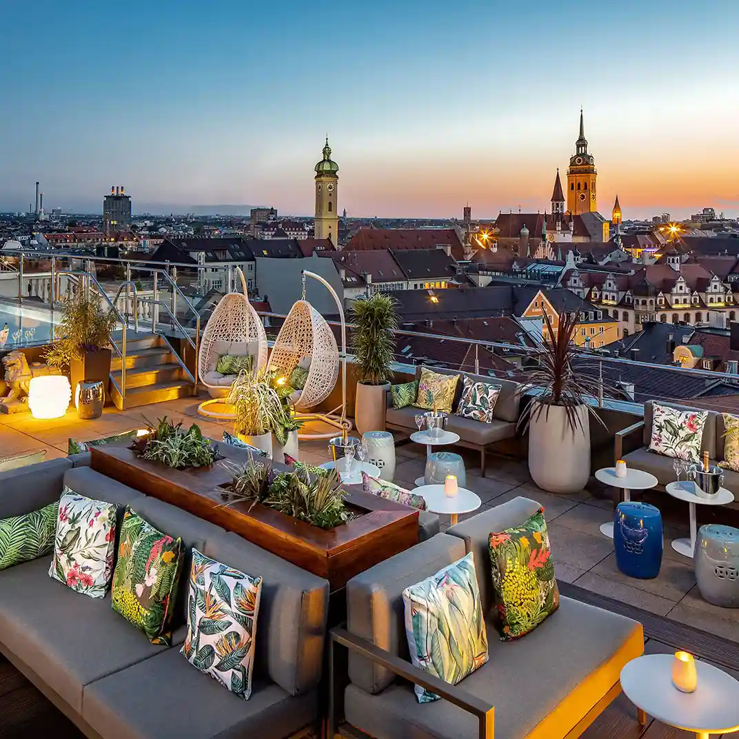Mandarin Oriental München mit Dachterrasse, Hotel für ungestörte Stunden