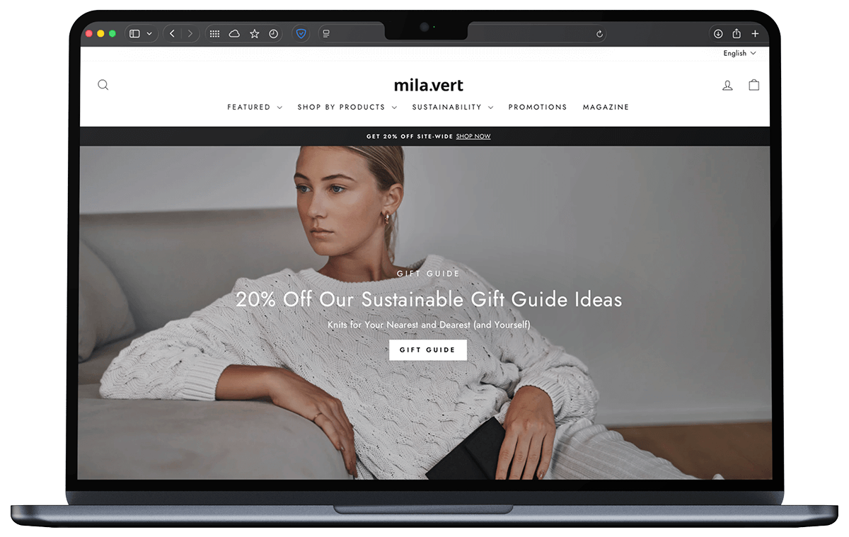 mila vert shopify