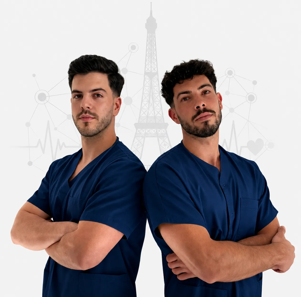 Equipo de Fisionómadas, fisioterapeutas españoles en Francia