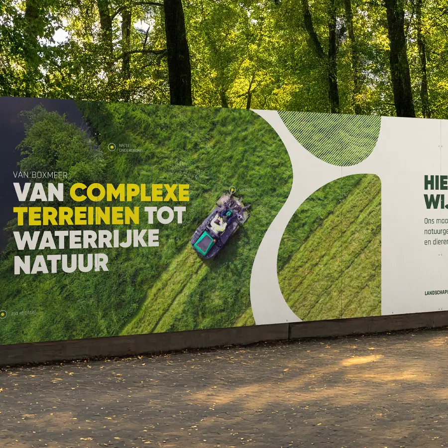 Tandem - Van Boxmeer bouwhekbanner