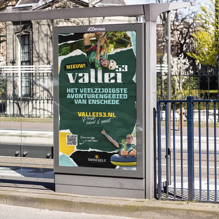 Tandem - Vallei53 abri reclame