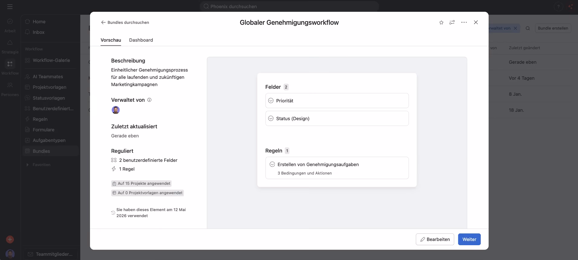 Asana Bundle Beispiel 