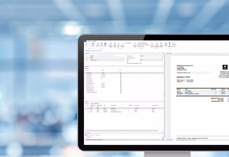 Continia – OCR solution for Business Central