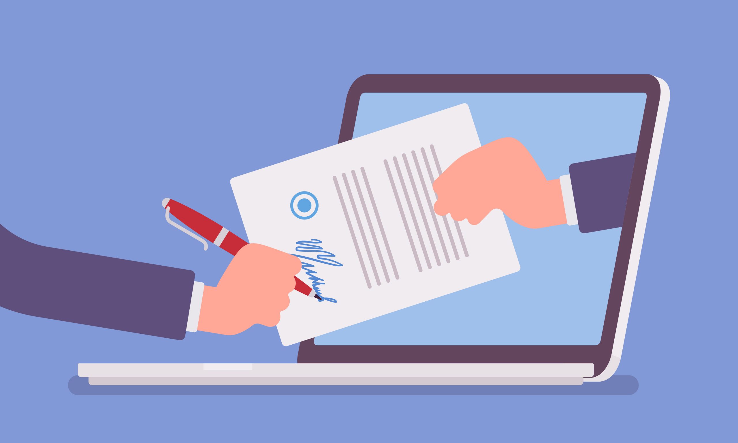 Digitally sign documents with your business partners