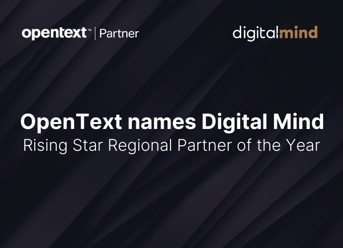 Digital Mind Earns Prestigious OpenText Partner Award