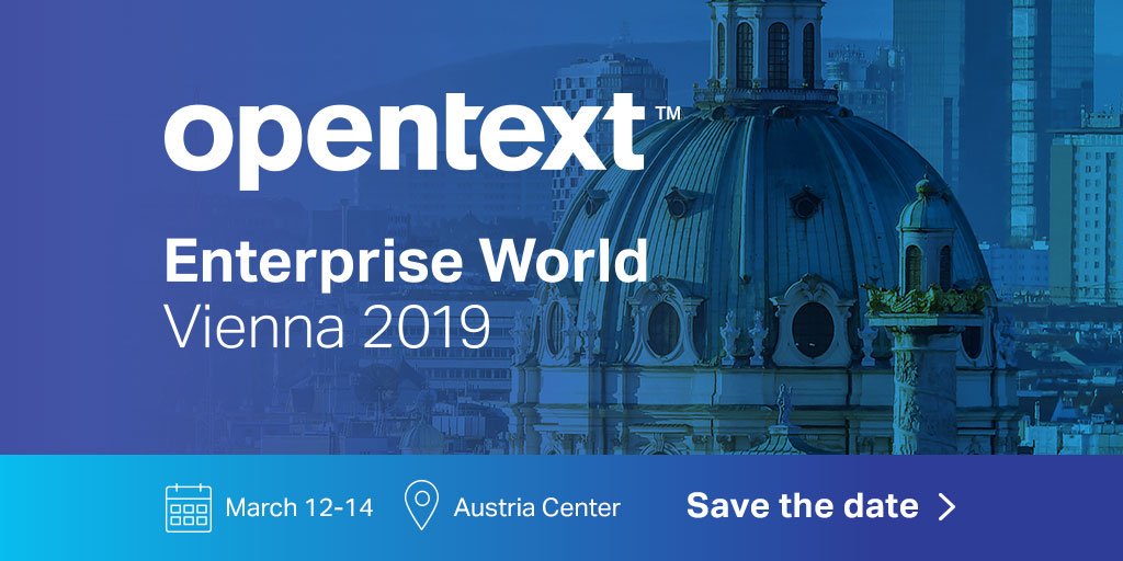 Meet DigitalMind at OpenText Enterprise World Vienna 2019!