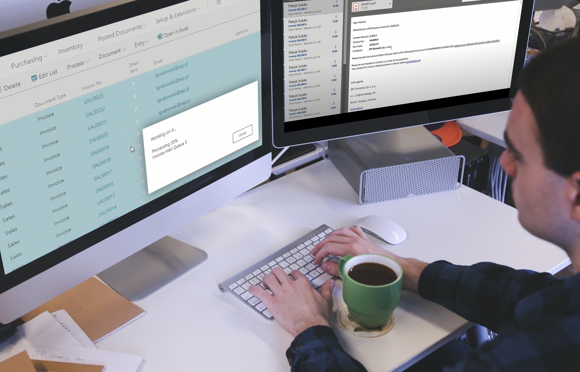 Invoice Mail Queue – new add-on created by EIP Dynamics Team