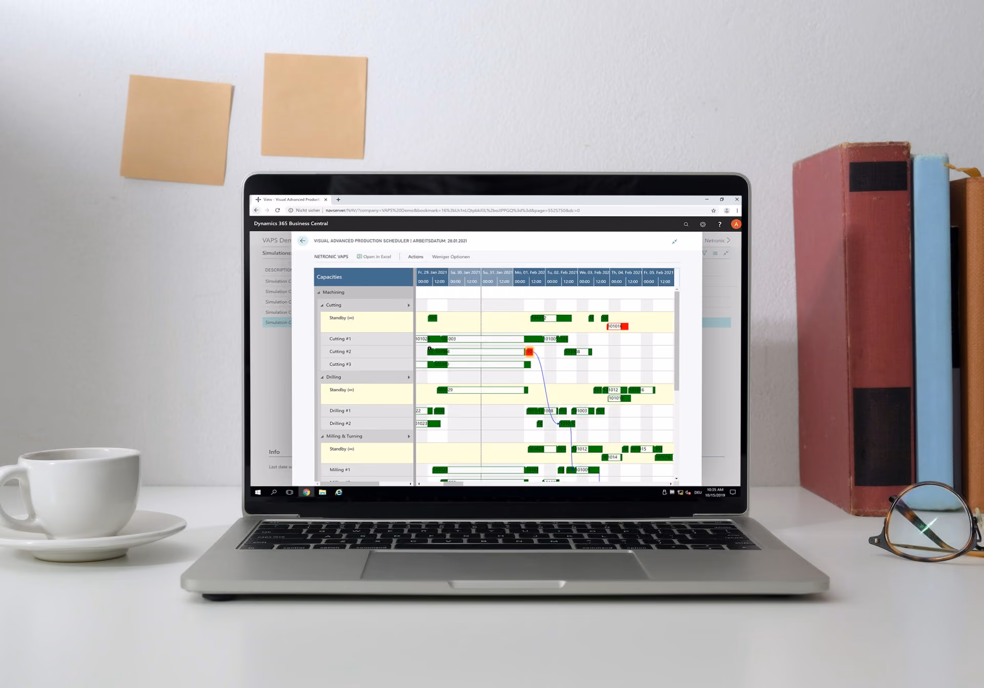 Production planning for Business Central – Visual Production Scheduler