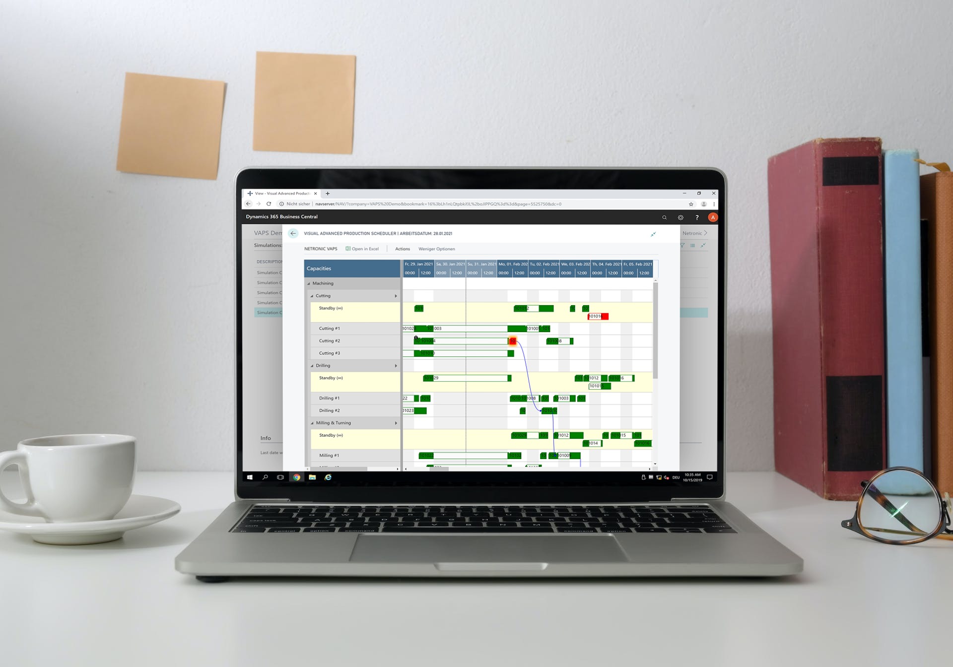 Production planning for Business Central – Visual Production Scheduler