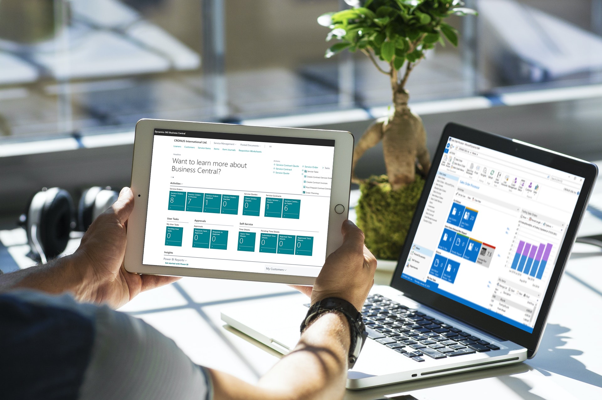ERP and CRM software from Microsoft