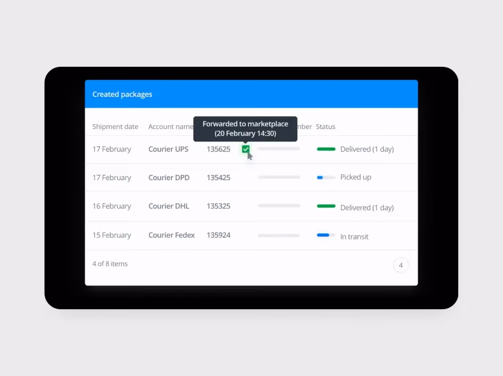 Provide real-time shipment tracking