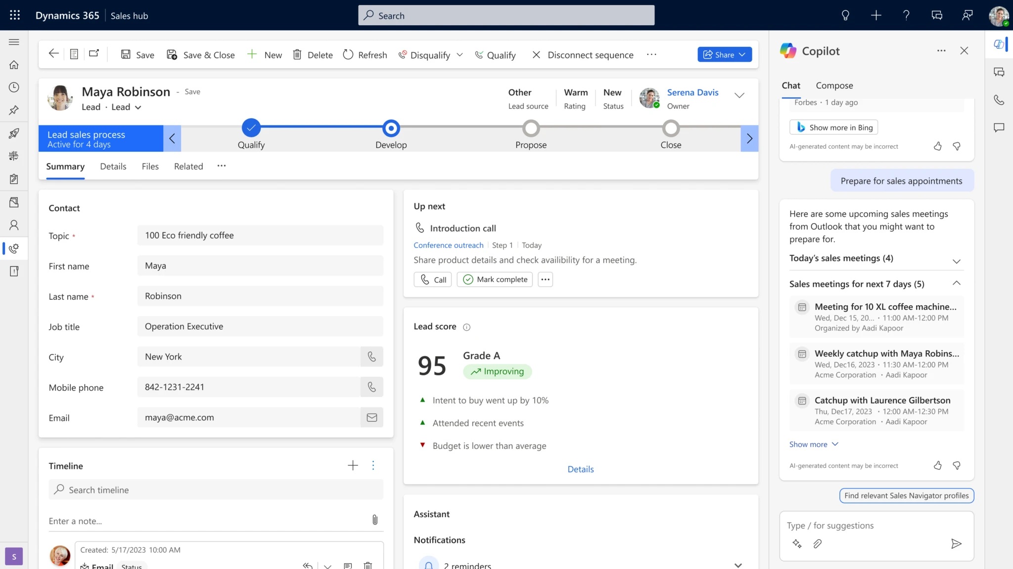 Dirbtinio intelekto funkcijos Dynamics 365 Business Central sistemoje