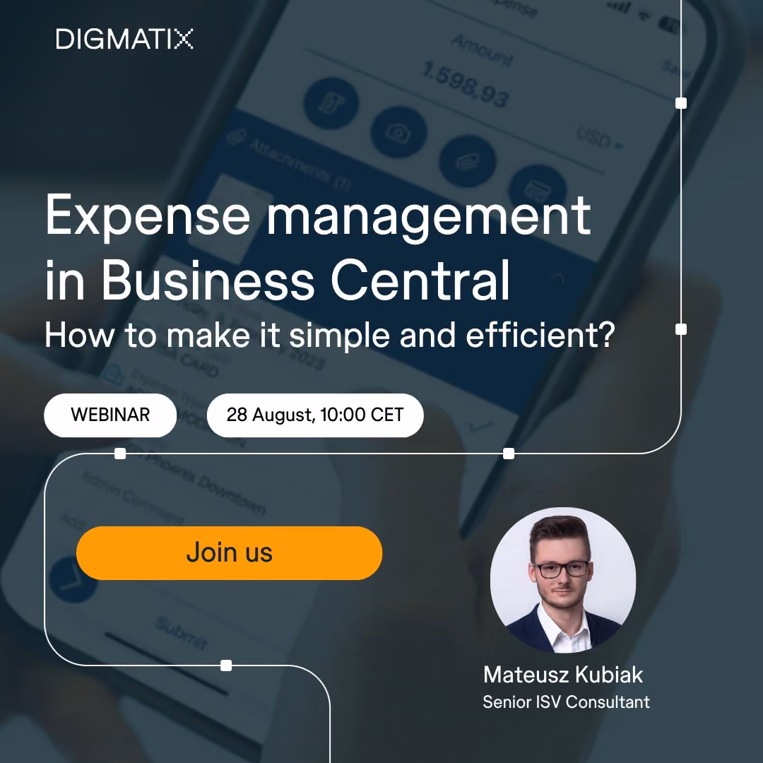 Join us to see how to manage expense management in Business Central efficiently! Feel free to reserve your spot here: https:lnkd.indx4NXGDS