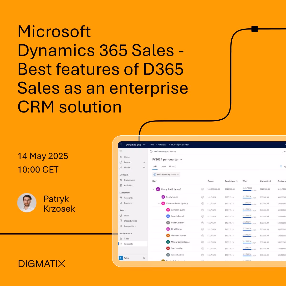 Just 2 days left! Have you saved your seat for our live webinar Best Features of D365 Sales as an Enterprise CRM Solution?