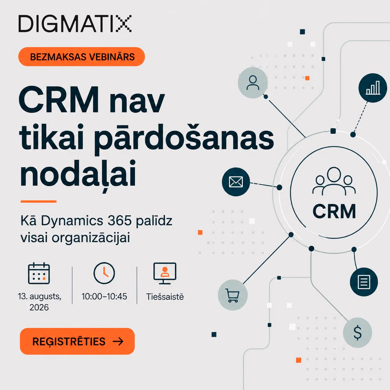CRM nav tikai pārdošanas nodaļai.Microsoft Dynamics 365 Sales var būt daudz vairāk nekā rīks darījumu un kontaktu pārvaldībai. Tas va