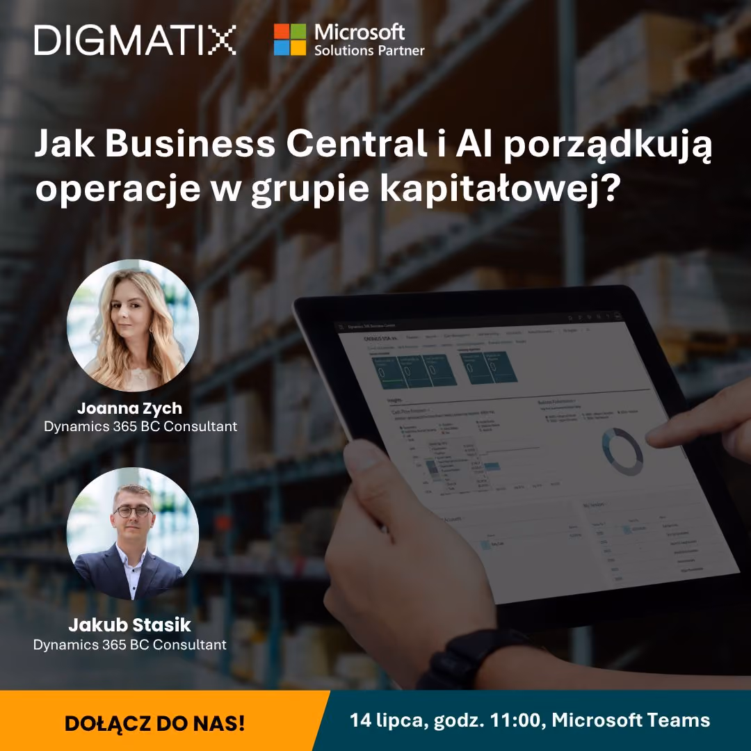 Jak Business Central i AI porządkują operacje w grupie kapitałowej?