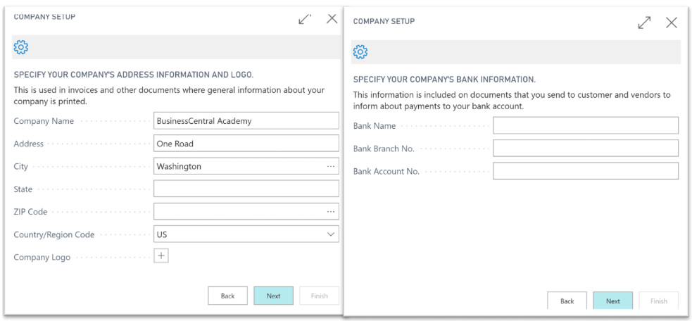 Business Central demo