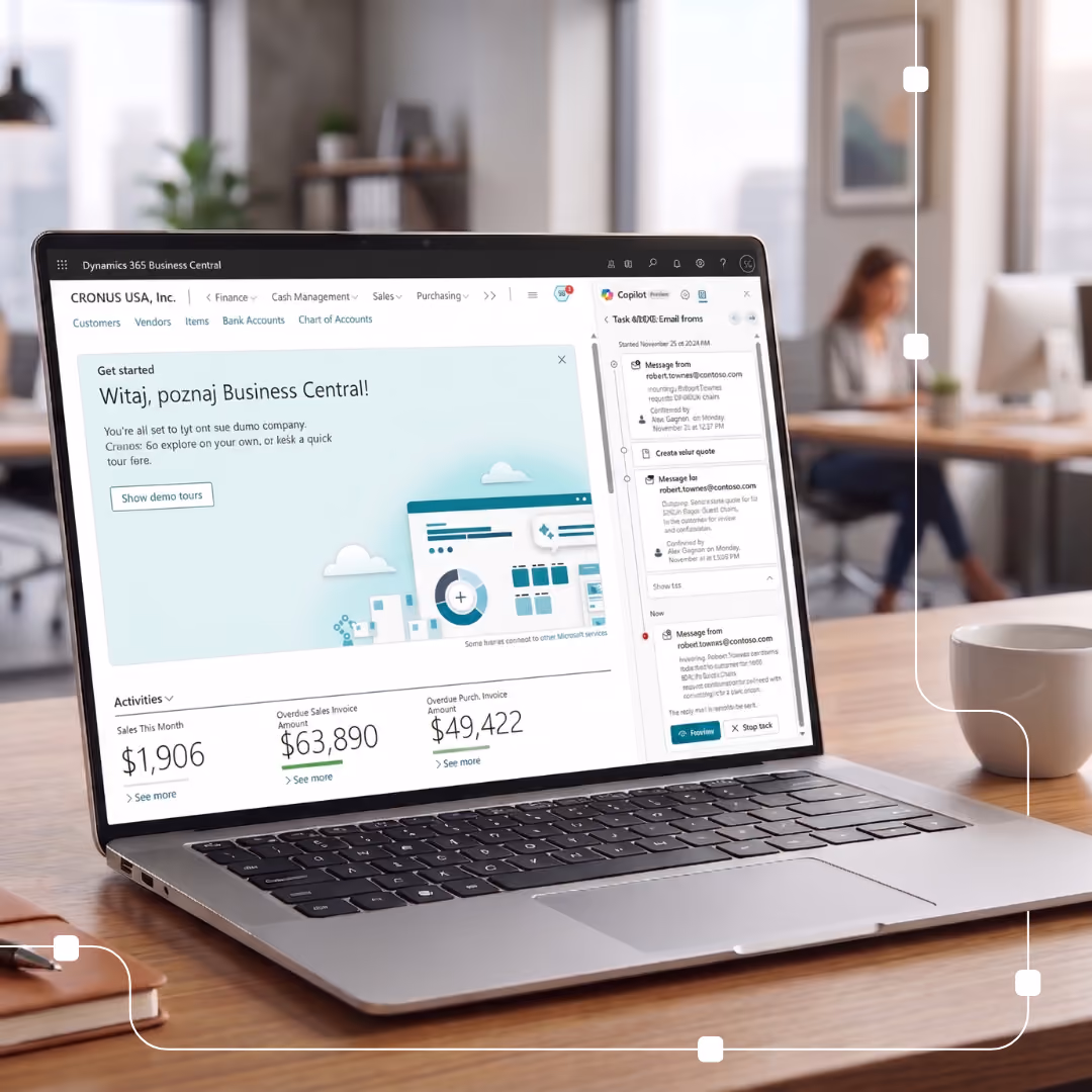 Business Central 2026 Release Wave 1: asystenci, agenci AI oraz dane i raportowanie