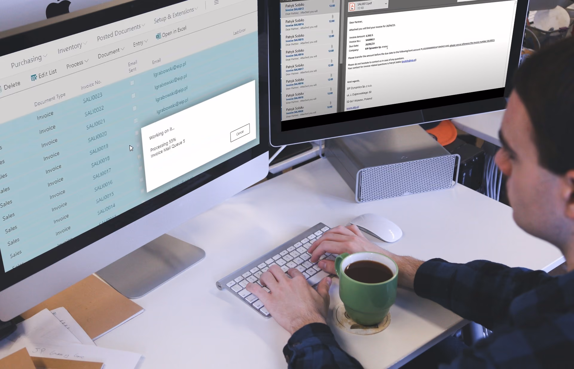 Invoice Mail Queue – new add-on created by EIP Dynamics Team