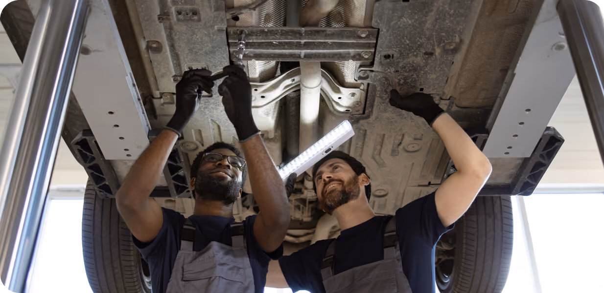 Flotte de véhicules commerciaux entretenus par MDF
